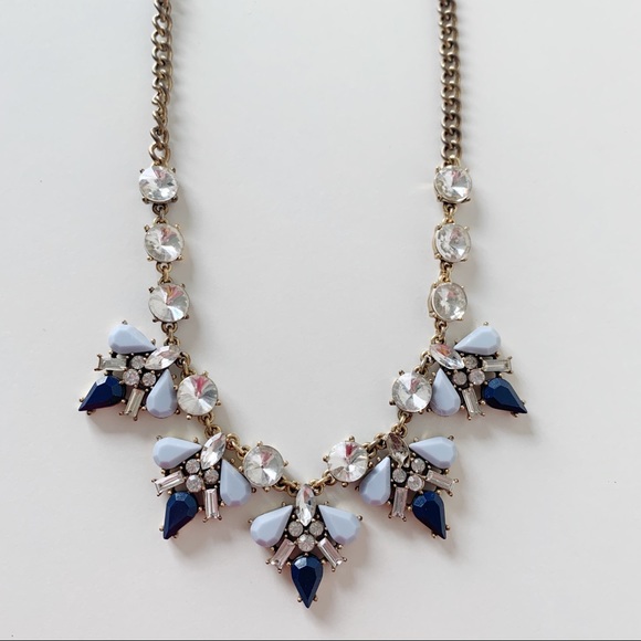 J. Crew Factory Jewelry - J. Crew Blue Statement Necklace